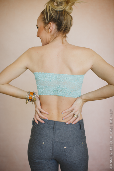 Lace-Back Bandeau {Choose Color} nicE HT
