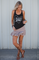 Bless Your Heart Graphic Tank Green nicE HT HT_Mar_10_02