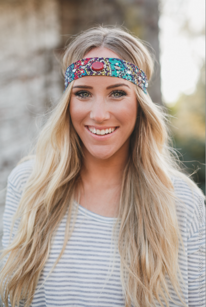 Handmade Kantha Stone Headband nicE HT