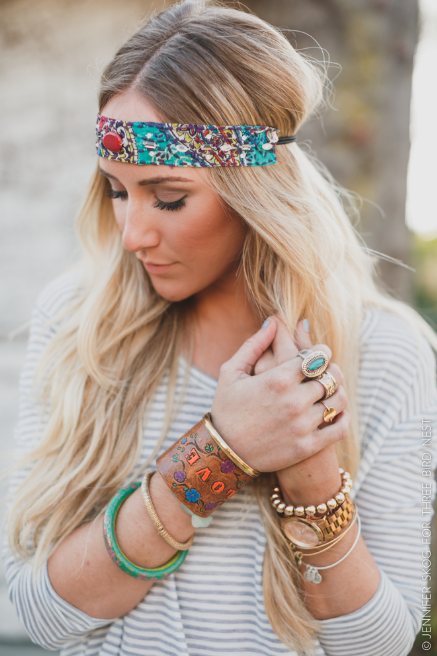 Handmade Kantha Stone Headband nicE HT