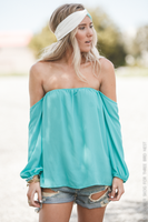 Jewel's Gypsy Blouse - Mint nicE HT HT_Mar_10_02