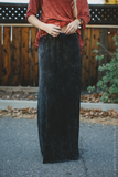 Stonewashed Gypsy Maxi Skirt nicE HT