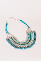 Indian Beaded Collar Necklace nicE HT