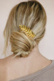 Gold Leaf Hair Comb nicE HT