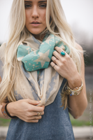 Mint American Flag Scarf nicE HT